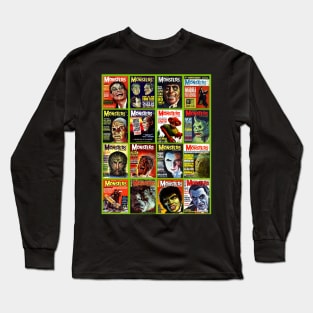 Famous Monsters Collage Series 2 Long Sleeve T-Shirt